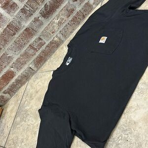 Carhartt Mens Workwear Pocket T-Shirt Large Loose Fit Tee K87 Black